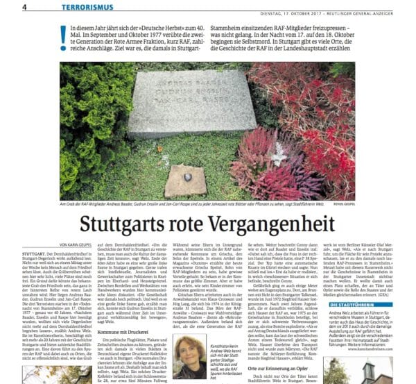 Stuttgarts rote Vergangenheit GEA 18.10.2017