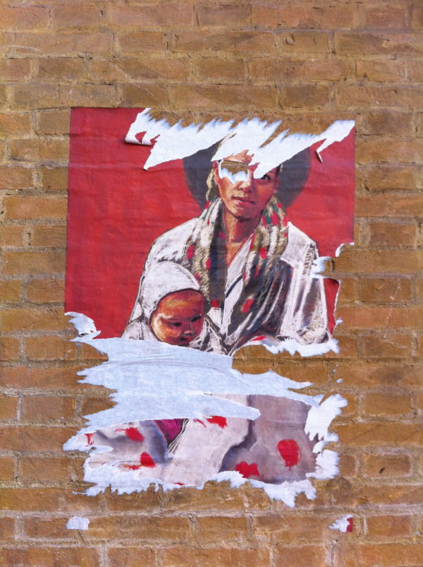 Wheatpaste_Madonna in Venedig Zustand 9_2012 Foto © Welz