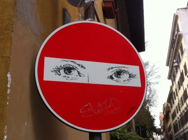 Burka eyes von maupal im Borgo Rom - Foto @ Welz