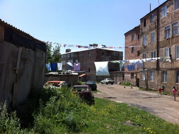 Waschtag in Aparan Armenien - Foto © Welz 