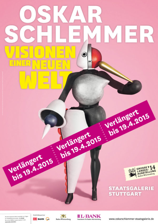 Oskar Schlemmer - Visionen einer neuen Welt verlängert bis zum 19. April © Staatsgalerie 