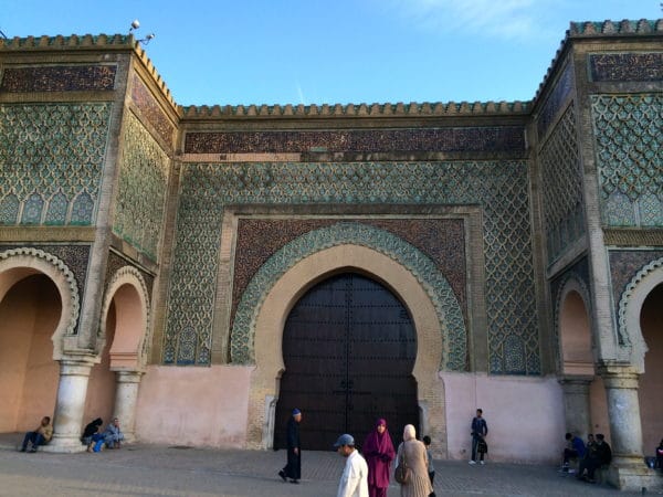 Meknes: Bab Mansour. Das bedeutendste Tor der Stadt und eines der beühmtesten Stadttore Nordafrikas. Foto © Welz
