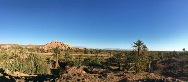 Blick auf die Kasbah Tiffelhoute. Foto © Welz