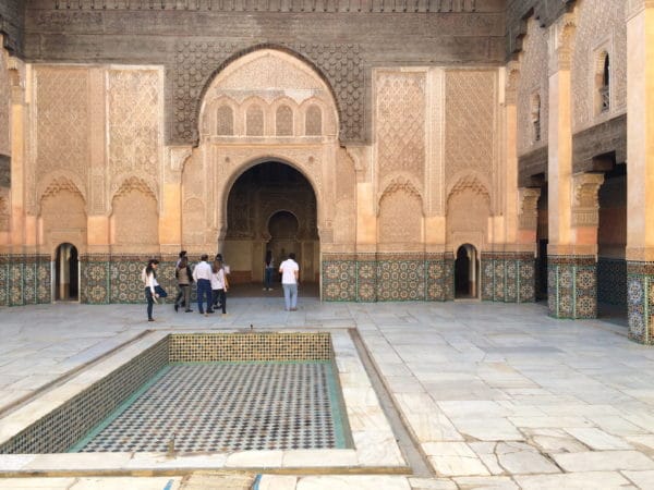 Marrakesch: Die ehemalige Koranschule Medersa Ben Youssef. Foto © Welz