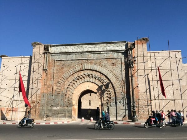 Marrakesch: Bab Agnaou, das schönste und älteste Stadttor der Almohaden. Foto © Welz