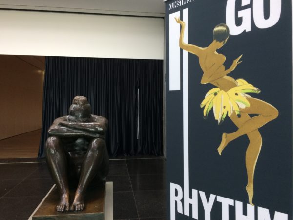 Die Nacht von Aristide Maillol und Josephine Baker - Austellungsplakat I got rhythm Kunstmuseum Stuttgart. Foto © Welz