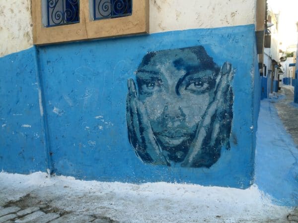 Rabat: Streetart im Viertel der Kasbah - Foto © Welz 