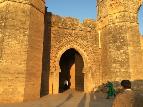 Rabat: Eingangstor zur Nekropole Chellah - Foto © Welz