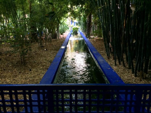 Jardin Majorelle: der Kanal - Foto © Welz