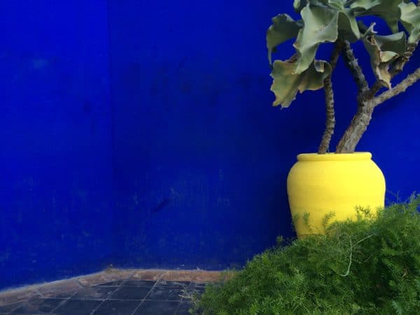 Blau: Jardin Majorelle in Marrakech - Foto © Welz