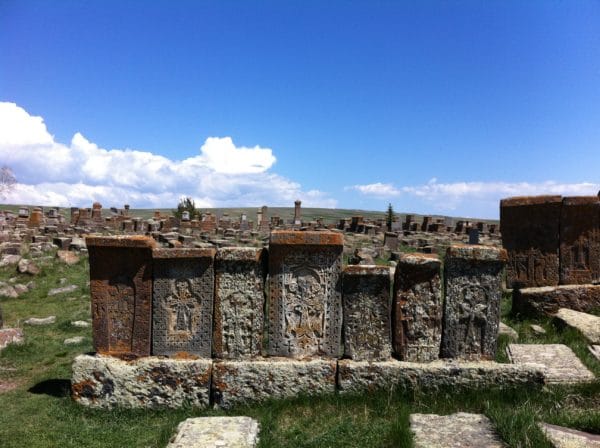 Armenien: Die Kreuzsteine auf dem Friedhof Noratus. Foto © Welz 2013