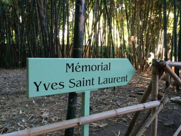 Jardin Majorelle: Erinnerung an Yves Saint Laurent. Foto © Welz