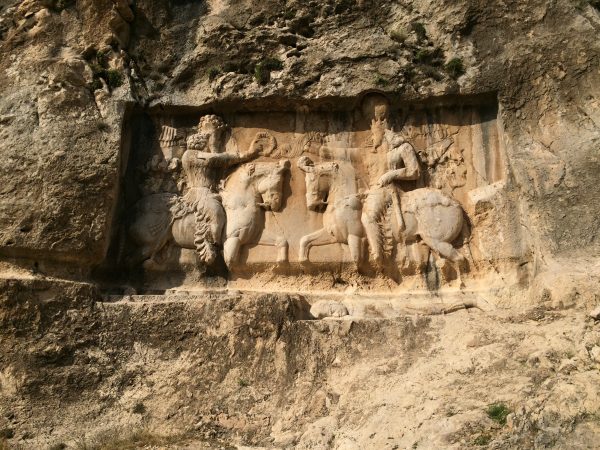 Bishapur: Felsrelief in der Chowgan-Schlucht. Foto © Welz (2016)
