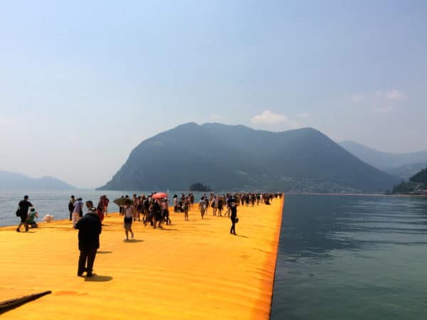 THE FLOATING PIERS: Foto © Welz