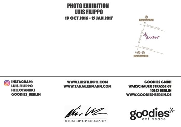 Luis Filippo Photo Exhibiton 19 oct 2016 - 15 Jan 2017