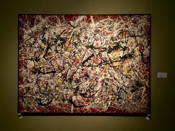 TMOCA Jackson Pollock, Mural on Indian Red Ground, 1950